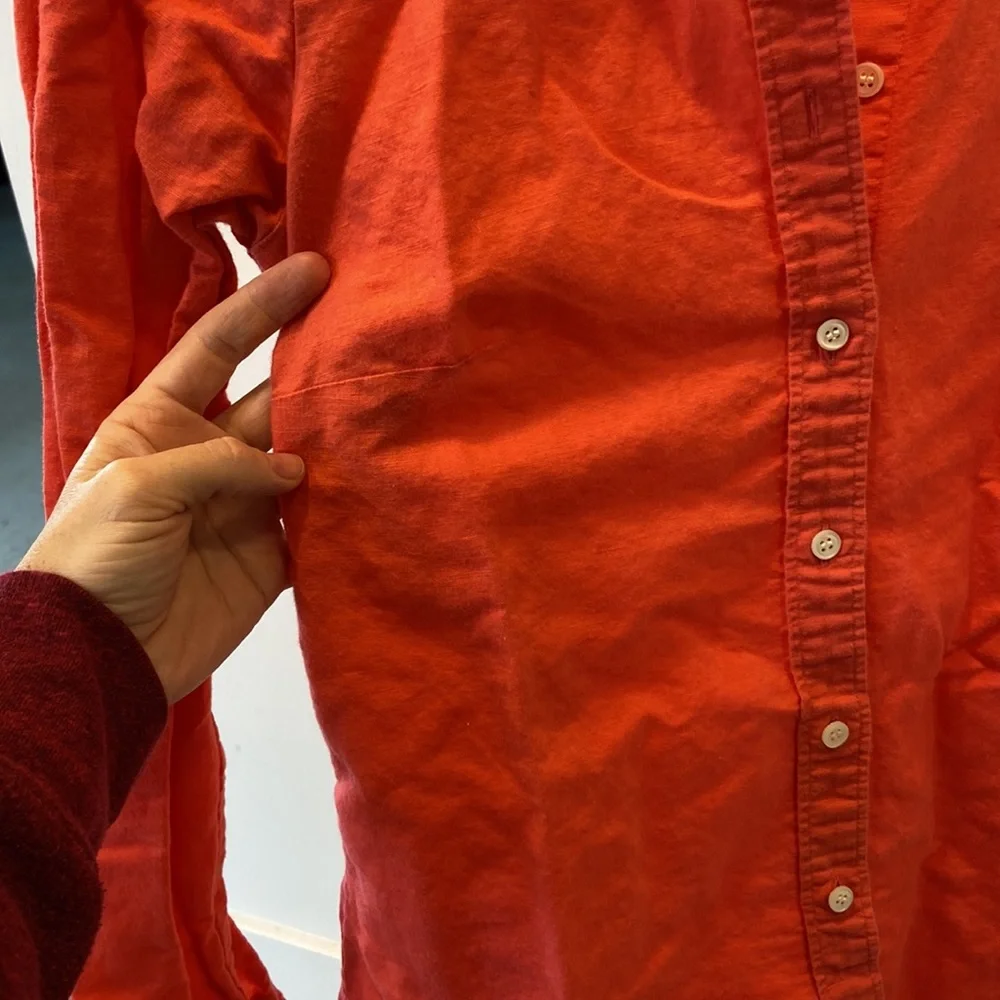 J Crew Linen ‘Perfect Shirt’ - Picture 10 of 11